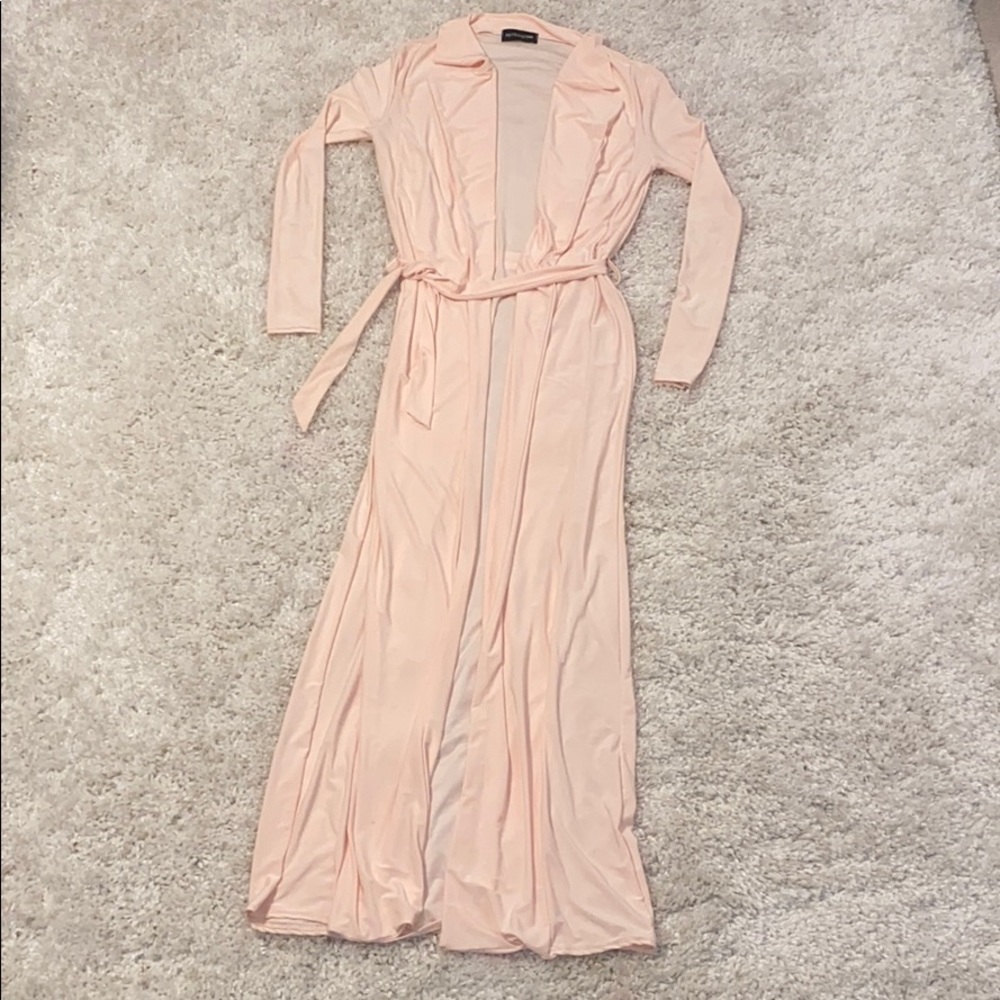 PrettyLittleThing Pink Duster